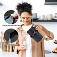 thumbnail image 6 of Yajisi 33.8 oz (1000ml) Stainless Steel Thermal Coffee Carafe, Vacuum Insulated Water Pitcher, Matte Black, 6 of 6