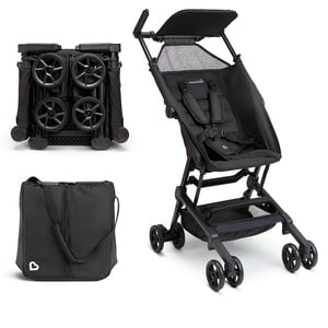 Munchkin Sparrow Ultra Compact Travel Stroller, Black