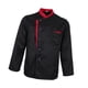 thumbnail image 4 of Chaqueta de chef, uniforme de catering, abrigo de manga larga con bolsillo, ropa de trabajo, camisa, ropa un negro m, 4 of 9