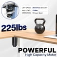 thumbnail image 6 of VIVO Black Electric 63" x 47" Corner Standing Desk, 6 of 8