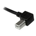 thumbnail image 5 of StarTech.com USBAB1ML 3 ft. Black USB 2.0 A to Left Angle B Cable, 5 of 6