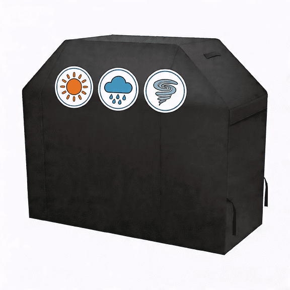 58-inch Grill Cover 210D Thickened Oxford Cloth BBQ Cover Waterproof, Windproof, UV-Resistant, Tear-Resistant Patio Outdoor Gas Grill Cover