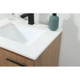 thumbnail image 4 of 24 inch single bathroom vanity in walnut brown, 4 of 8