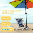 thumbnail image 5 of Beachr Beach Umbrella Sand Anchor, One Size Fits All, Safe Stand for Strong Winds, Screw 15 in White, 5 of 6