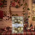 thumbnail image 7 of Puwuzcl Gold Christmas Ornament Set, Shatterproof Baubles for Christmas Tree Decor, Glamorous Holiday Home, 7 of 7