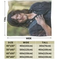 thumbnail image 3 of Norman Reedus Blanket Bedding Fleece Blanket Daryl Dixon Soft Throw Blankets Lightweight Anti-Static Blanket - 3 Sizes, 3 of 5