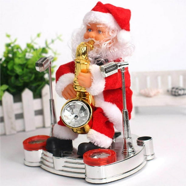serony Kids Santa Claus Playing Realistic Piano Music Dolls Lovely