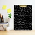 thumbnail image 6 of FMSHPON Math Calculations Clipboard Hardboard Wood Nursing Clip Board and Pull for Standard A4 Letter 13x9 inches, 6 of 8
