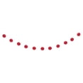 thumbnail image 2 of Red Tissue Paper Honeycomb Ball Garland, 7ft, 2 of 2