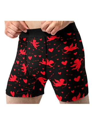 Briefly Stated 'I Have a Heart on for You' Men's Boxer Shorts Underwear  GE614MBX