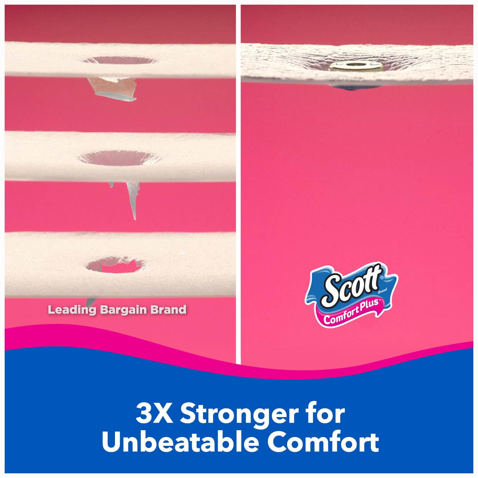 Scott Comfortplus Toilet Paper Bath Tissue, 12 Double Rolls : :  Health & Personal Care