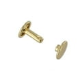 thumbnail image 4 of Double Cap Rivet, Natural Brass, Solid Brass-LL (100 sets per bag), Multiple Sizes, 4 of 10