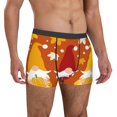 thumbnail image 4 of Salouo Happy Thanksgiving Three Gnomes Print Men's Boxer Briefs,Breathable Underwear Elastic Waistband Briefs for Men -X-Large, 4 of 8
