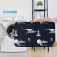 thumbnail image 7 of Bathroom Rugs Sets 3 Piece - whale jellyfish moon stars space Absorbent Non Slip Bath Mats, U-Shape Toilet Lid Cover, Contour Mat, Soft Washable Shower Mats Bath Rug Mat for Bathroom Tub Toilet, 7 of 7