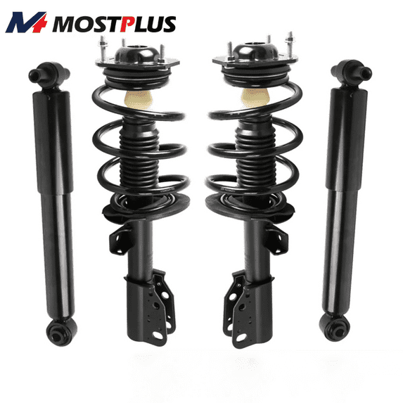 MOSTPLUS 4PCS Front Rear Shock Absorbers for Enclave Traverse Acadia Outlook
