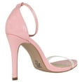 thumbnail image 3 of Delicious Shoes Women Ankle Strap Stiletto High Heel Sandals Open Toe Lucite Clear Band JACKEY-S Pink Patent 7.5, 3 of 3