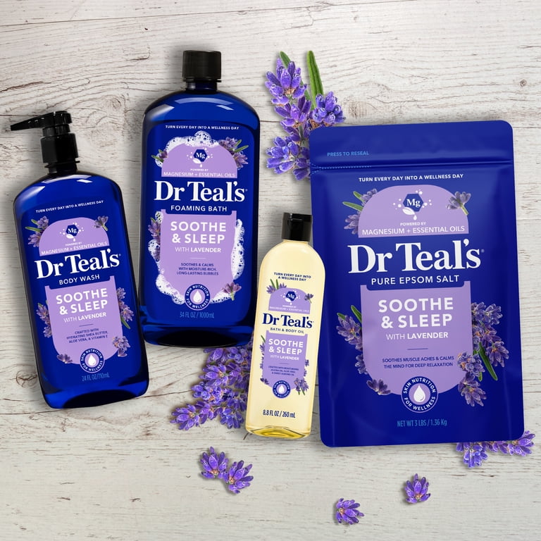 Dr Teal's Soothe & Sleep Foaming Bath with Lavender, 2-Pack photo 8