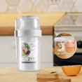 thumbnail image 4 of Luzkey Breakfast Salad Cup Multipurpose Portable Salad Shaker Cup for BBQ Work Dorm White, 4 of 6