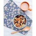 thumbnail image 3 of Watercolor Floral Kitchen Dish Towels for Drying Dishes Set of 4, Spring Flower Leaves Botanical Blue Waffle Weave Microfiber Hand Tea Bathroom Towels Quick Dry & Absorbent Towel 12x12, 3 of 7