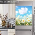 thumbnail image 6 of Daisy Field Sky Dishwasher Magnet Covers for The Front Magnetic Dishwasher Decorative Cover Home Cabinet Decals 23" x 26" Refrigerator Door Decor, 6 of 6