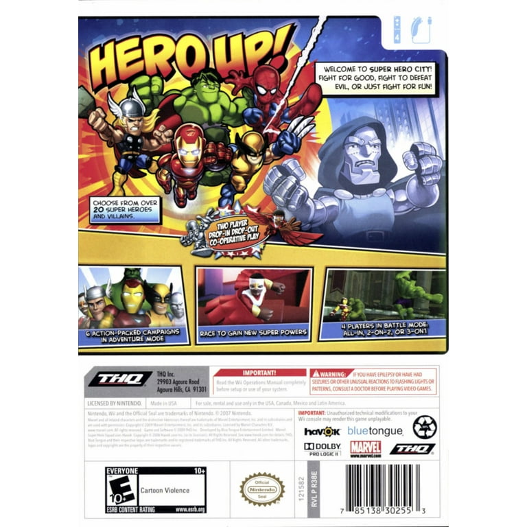 Wii - Wii 海外ゲーム Marvel Super Hero Squad #ニンーテ Marvel Super Hero Squad (Nintendo Wii Walmart Black Suit