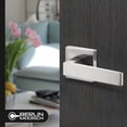 thumbnail image 5 of Berlin Modisch Contemporary Square Entry Lever Door Handle and Single Cylinder Deadbolt Locking Lever Handle Set [Front Door or Office] Right & Left, 5 of 5