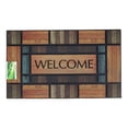 thumbnail image 2 of Tapete De Entrada Flockeado Green Home Madera Welcome 45X75, 2 of 3