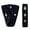 Black, variant on Child Seat Belt Adjuster Set of 2, Child Seat Belt Safety Cover-Blue