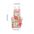 thumbnail image 2 of OCCOA Conure Flight Suit Bird Diaper with Poop Pocket for Budgie Cockatiel Peachface Parakeet Outdoor Clothes, Pink, 2 of 6