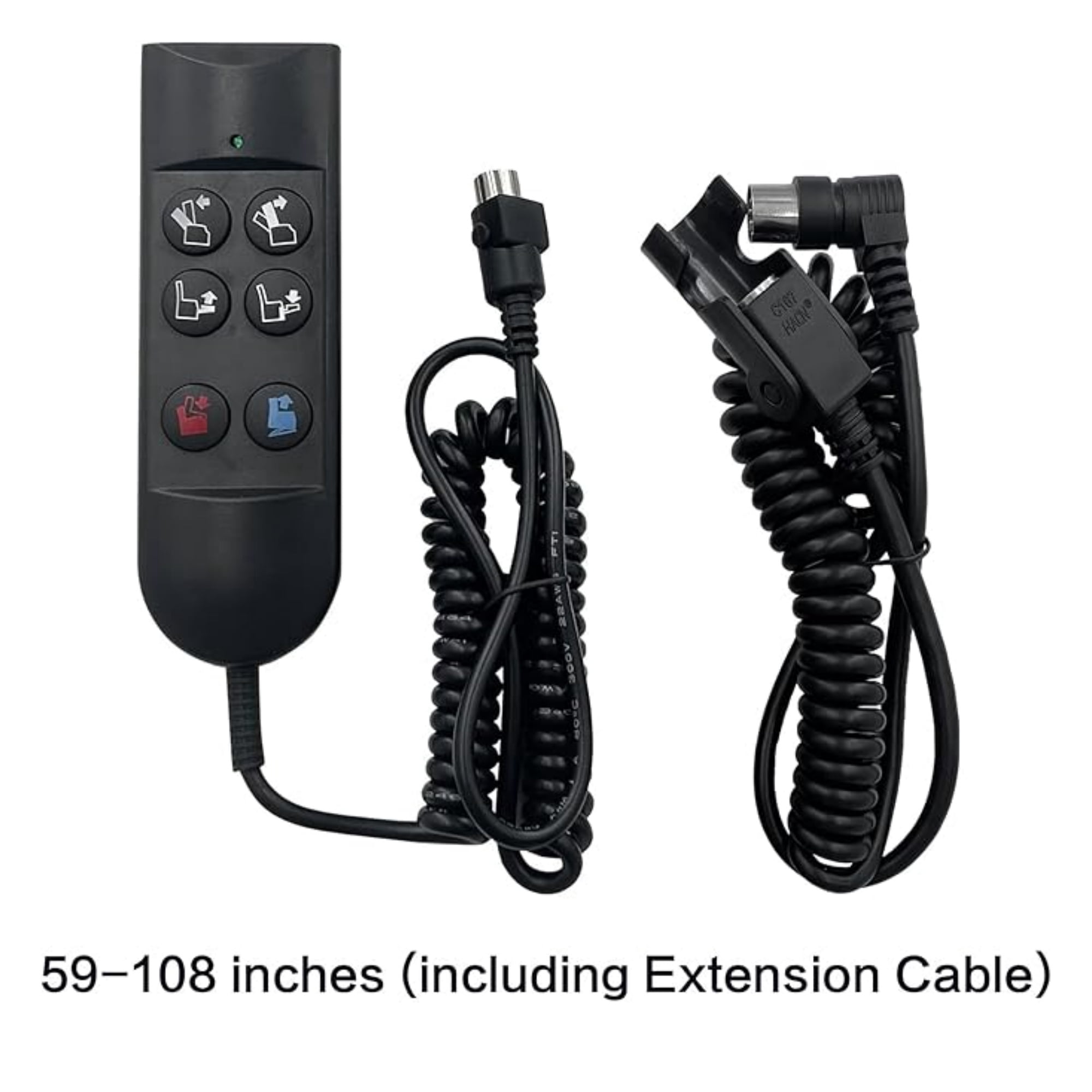 6 Button 5 Pin Hand Control Remote Replacing ZK756HCL Replacement for Power Recliner Lift chairs