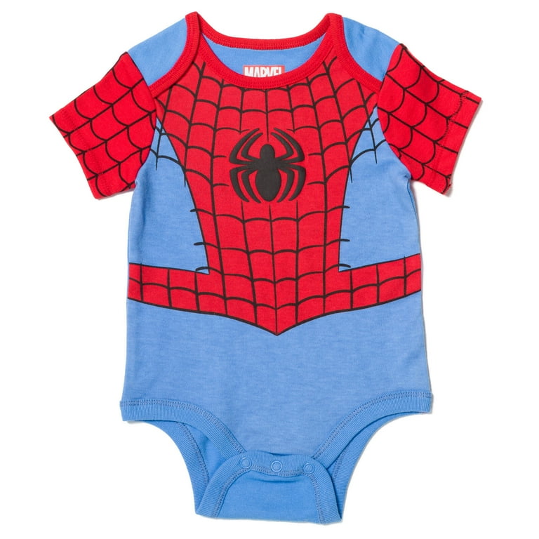 Marvel Avengers Spider-Man Superhero Infant Boys 3 Piece Clothes