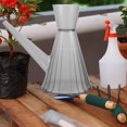 thumbnail image 6 of LOLIPPYY 1.5L Grey Plastic Watering Can with Retro Spout Design for Indoor and Outdoor Gardening Use, 6 of 8