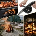 BBQ Fan Air Blower, Portable Hand Crank Blowers, Barbecue Fire Bellows