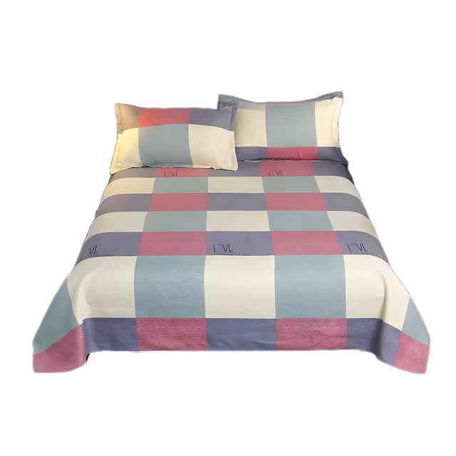 E Bedding Sets Large Size All Season Sheet Comforters Sets With 2 Pillow Cases 3 Pcs Set Bed Sheets Pillowcases Easy Care Pattern E