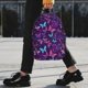 thumbnail image 2 of Disketp Bright Purple Butterflies Mochila Escolar de 15 Pulgadas, Mochila Ligera para Estudiantes, Viajes y Trabajo, Cómoda y Resistente para el Uso Diario, 2 of 6