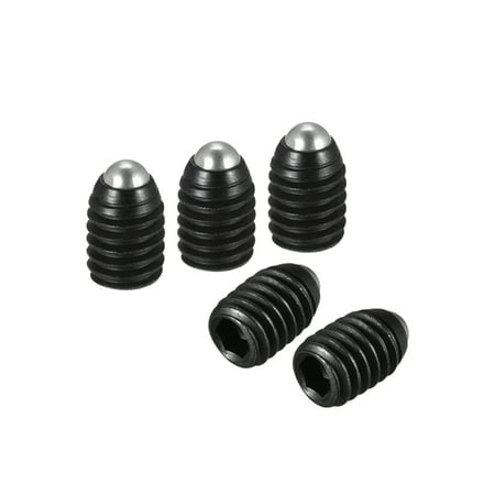 

Uxcell Ball Point Set Screws M4 x 6mm High Carbon Steel Metric Spring Hex Socket Grub Screw 20 Pack