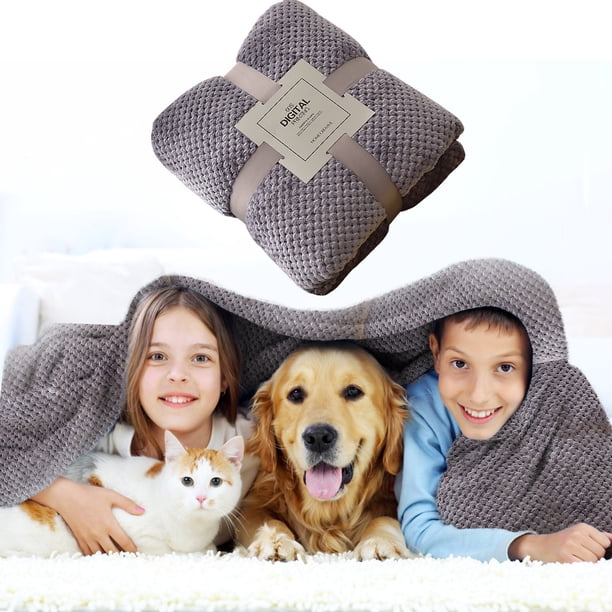 Xihbxyly Manta de Vellón Coral, Gruesa, Suave y Absorbente, Transpirable y Cálida, Ideal para Uso En Interiores y Exteriores, Ideal Como Regalo para Hombres y Mujeres, 110 X 180 Cm.