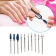 thumbnail image 3 of Brocas para u?as de 10piezas, Juego de brocas de u?as para u?as acrílicas, Herramienta de manicura de broca de cutícula profesional para spa de salón EOTVIA NO, 3 of 6