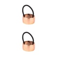 thumbnail image 3 of Sonducket Titular de la cola de caballo de las mujeres Fijación portátil Fácil de combinar Moda para niñas Señoras Peluquería Peinado Oro rosa 2Conjunto, 3 of 6