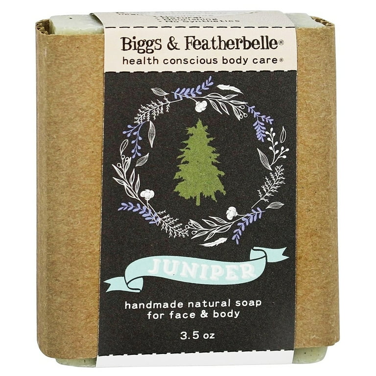 Biggs & Featherbelle Poppa Bar Soap, Cleanse, Woodlands Medley - 3.5 oz