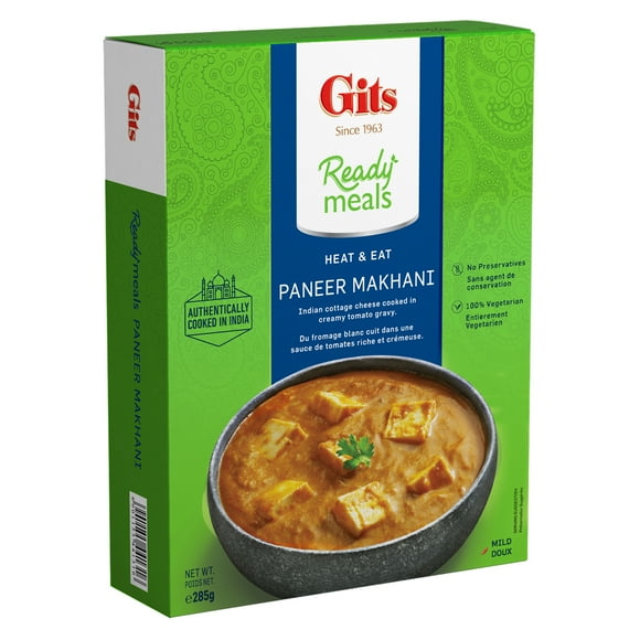 Gits Chauffer et Manger Paneer Makhani, 285 g