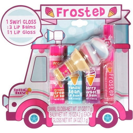 Ice Cream Truck 3pcs Lip Balm +1pc Lip