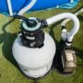 thumbnail image 3 of XtremepowerUS 16" Sand Filter Above Ground Pool Pump, 3,100GPH 3/4 HP with Timer, 15,000 GAL, 3 of 8