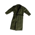 thumbnail image 4 of Figura masculina a escala 1/12, gabardina cortavientos larga, regalos para niños y adultos, moda hecha a mano. Verde, 4 of 9