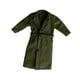 thumbnail image 4 of 1/12 Figura masculina La gabardina larga gabardina en miniatura de cosplay de cosplay de la altura de la altura del abrigo Verde, 4 of 8