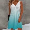 thumbnail image 2 of Vestido Largo de Manga Larga para las Mujeres Cuello en V Plisado Impresión sin Posicionamiento con Tela Elástica, Vestido Casual de Cintura Elástica para Uso Diario Y de Playa, 2 of 7