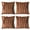 Brown2, variant on AUQ 4Pcs Decorative Pillow Covers Fine Stitching Pillow Covers 20X20 No Shedding Throw Pillow Covers Style1