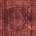 thumbnail image 1 of Ahgly Company Indoor Square Oriental Orange Industrial Area Rugs, 6' Square, 1 of 4