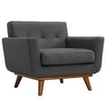 thumbnail image 6 of Modway Engage Modern Fabric 3-Piece Sofa Set with Armchairs in Gray, 6 of 6