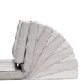 thumbnail image 7 of Open Box JOMEED 5 Position Adjustable Convertible Flip Sleeper Chair, Gray, 7 of 7